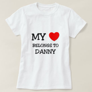 Min hjärta hör hemma till Danny T-shirt