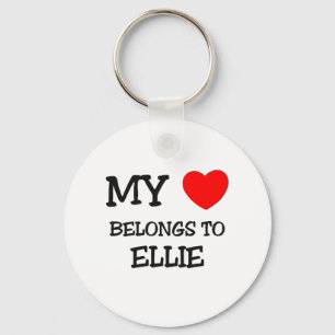 Min hjärta hör hemma till ELLIE Nyckelring