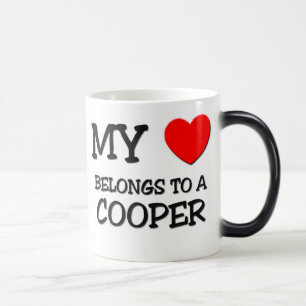 Min hjärta hör hemma till en COOPER Magisk Mugg
