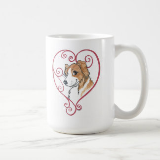 Min hjärta hör hemma till en engelsk herde kaffemugg