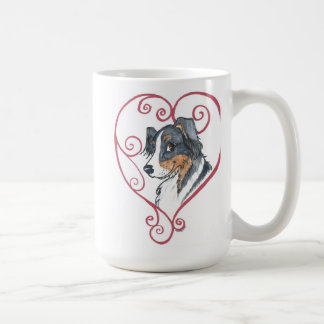 Min hjärta hör hemma till en engelsk herde kaffemugg