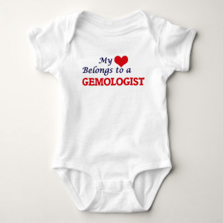 Min hjärta hör hemma till en Gemologist T Shirt