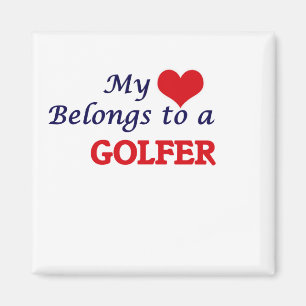 Min hjärta hör hemma till en golfare magnet