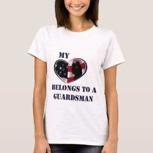 Min hjärta hör hemma till en Guardsman Tee