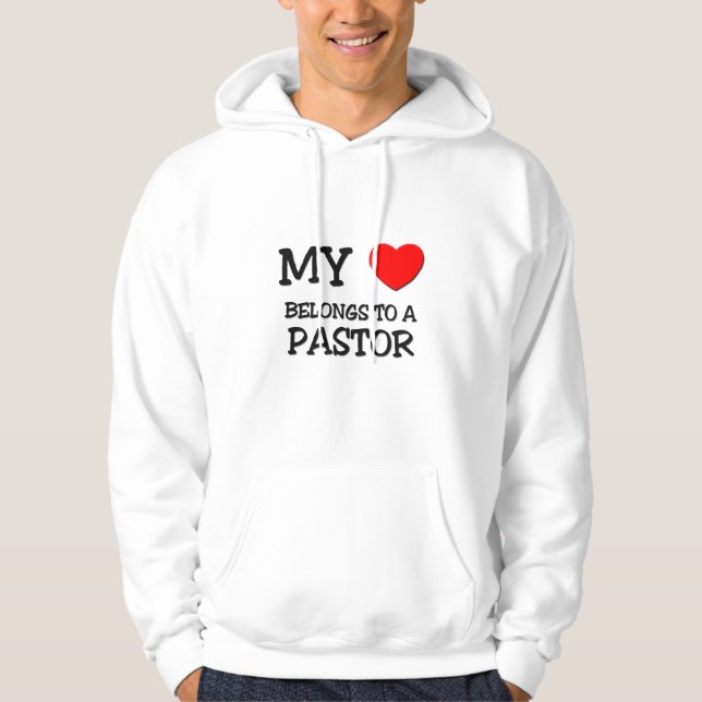 Min hjärta hör hemma till en PASTOR Munkjacka (Framsida)