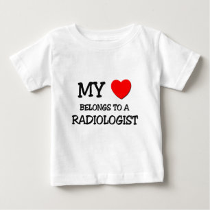 Min hjärta hör hemma till en RADIOLOGIST Tee
