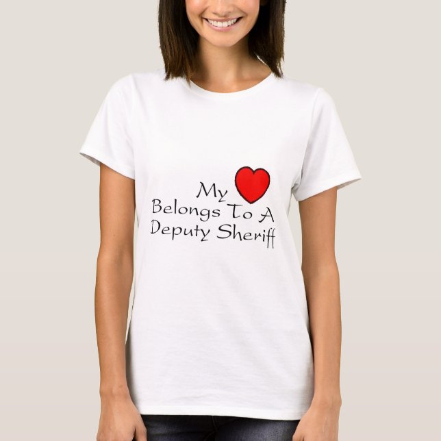Min hjärta hör hemma till en ställföreträdande tee shirt (Framsida)