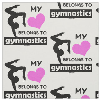 Min hjärta hör hemma till gymnastik tyg
