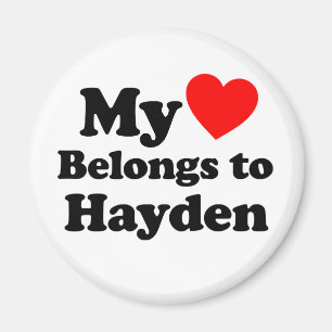 Min hjärta hör hemma till Hayden Magnet