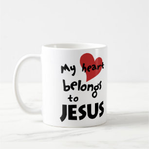 MIN HJÄRTA HÖR HEMMA TILL JESUS KAFFEMUGG