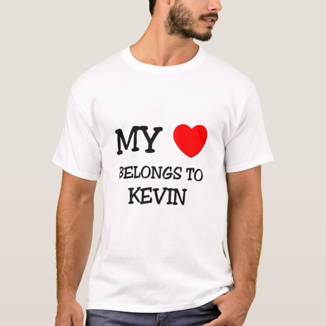 Min hjärta hör hemma till Kevin Tröja (Framsida)