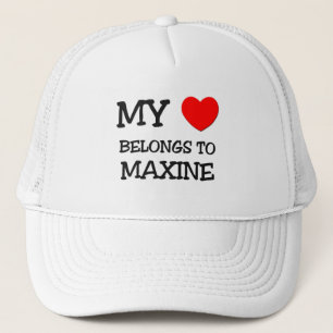 Min hjärta hör hemma till MAXINE Truckerkeps