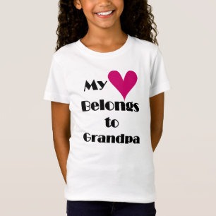 Min hjärta hör hemma till morfadern t-shirt