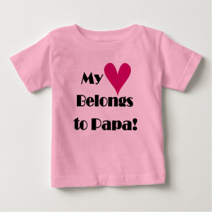 Min hjärta hör hemma till pappan tee