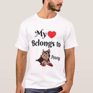 Min hjärta hör hemma till personligen för den t shirt