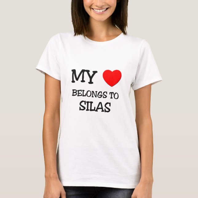 Min hjärta hör hemma till Silas Tee Shirt (Framsida)
