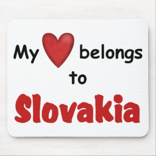 Min hjärta hör hemma till Slovakien Musmatta
