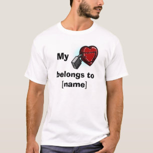Min hjärta hör hemma till… t shirt