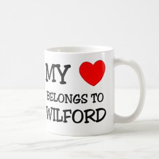 Min hjärta hör hemma till Wilford Kaffemugg