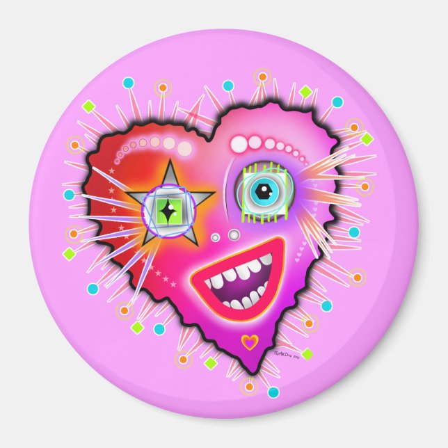 MIN HJÄRTA KOMMER ATT GÅ PÅ Magnet (Framsidan)