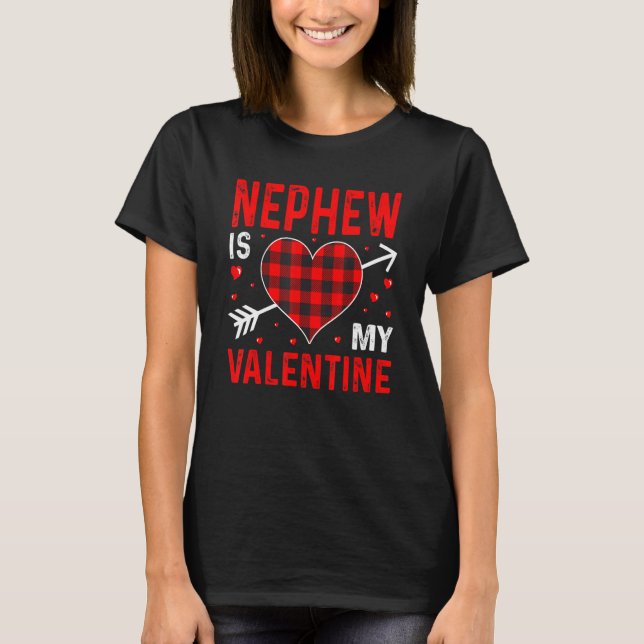 Min hjärtans röda Valentines day T Shirt (Framsida)