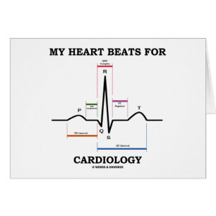 Min hjärtatakter för Cardiology (bihålarytm) Hälsningskort