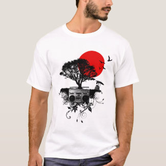 Min hjärtatakter för Japan på vitT-tröja T-shirt