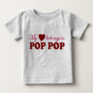 Min hjärtatillhör som poppar pop t-shirt