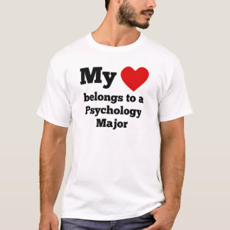 Min hjärtatillhör till en psykologi ha som tröja
