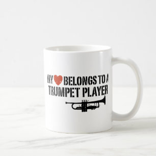 Min hjärtrumpetspelare kaffemugg