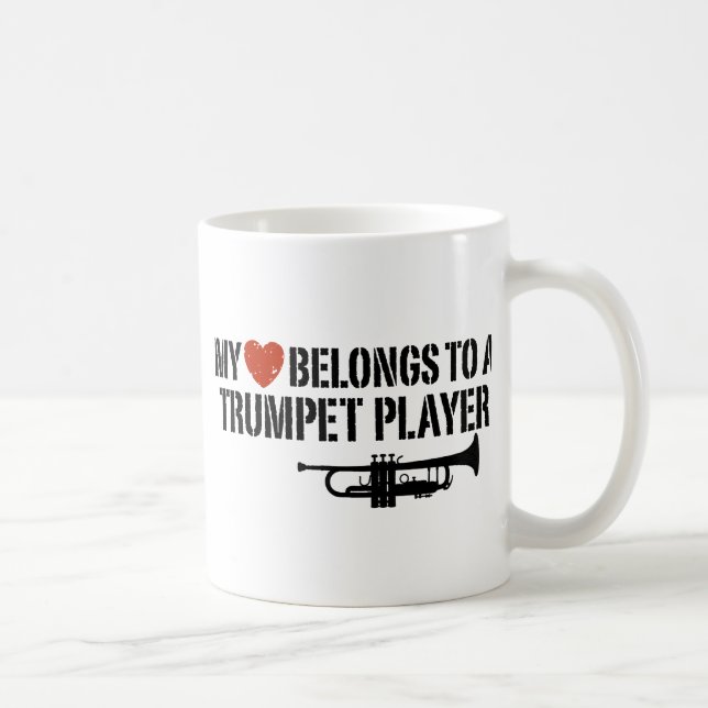 Min hjärtrumpetspelare kaffemugg (Höger)