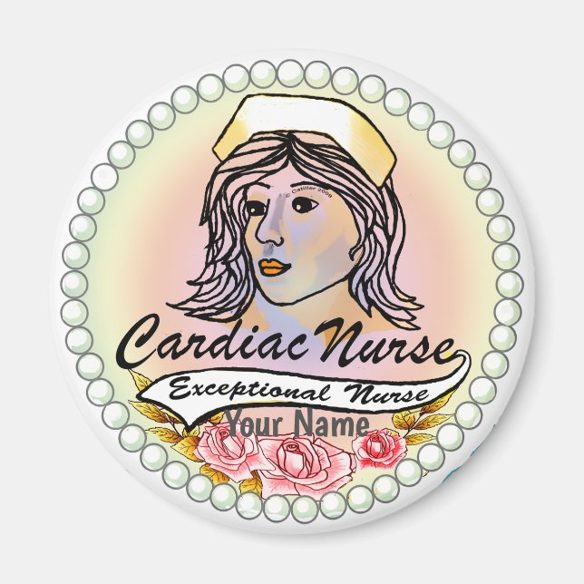 Min hjärtsjuksköterska magnet (Framsidan)