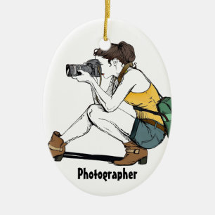 Min Hobby är Fotografi Julgransprydnad Keramik