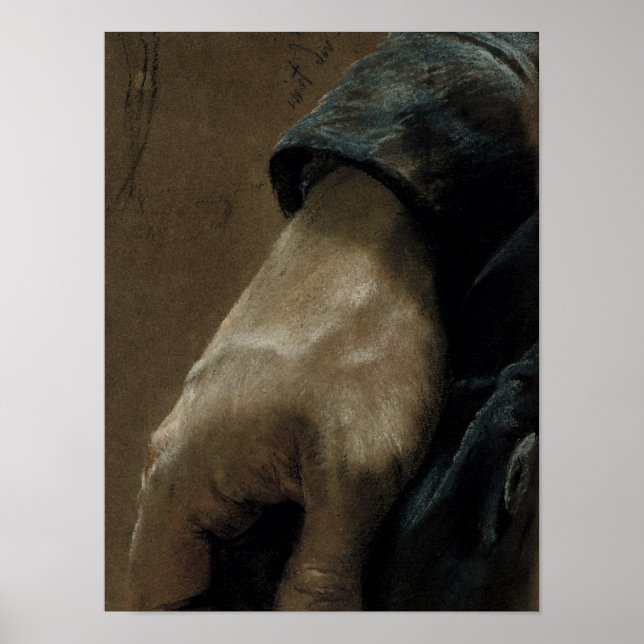 Min Höger Hand plockade med min Lämnat hand, 1848 Poster (Framsidan)