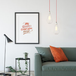 Min höghet är allt du behöver poster