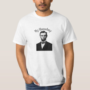 Min HomeboyAbraham Lincoln t-skjorta Tee Shirt