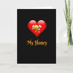 Min Honey Save The Bees-gåva Kort