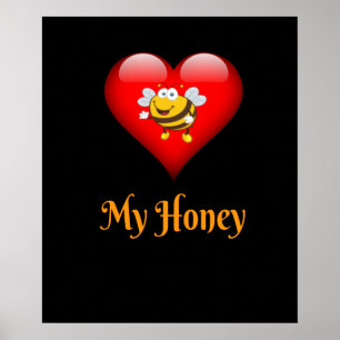 Min honungs Spara Bes Gift Poster