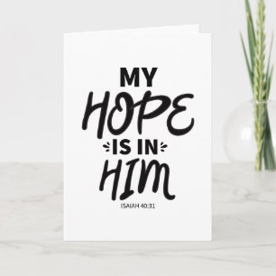 Min hoppfulla Bra Hope citerar Gospel Graphics Hop Kort