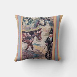 Min horsey renoir stil Dekorativ kudde