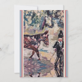 Min horsey renoir stil tack kort