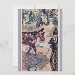 Min horsey renoir stil tack kort