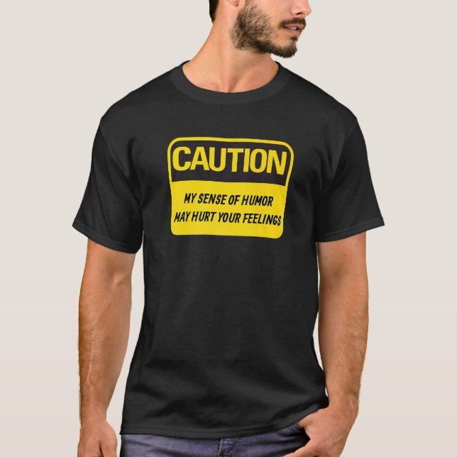 Min Humor kan Ont dina känslor Offensiv T Shirt (Framsida)