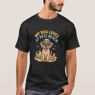 Min Hund älskar St Pete Beach Hundälskare T Shirt