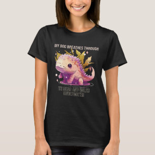 Min hund andas genom huvudet och går under vattnet t shirt