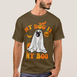 Min Hund är Boo Rolig hund Owner Boo Ghost Älskare T Shirt