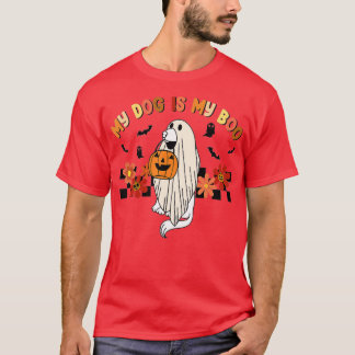 Min Hund är Boo Rolig hund Owner Boo Ghost Älskare T Shirt