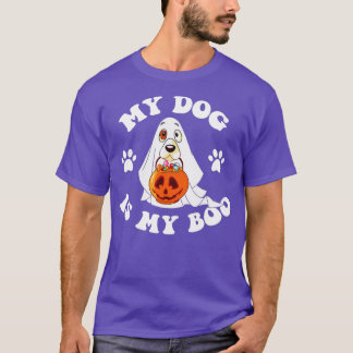 Min Hund är Boo Rolig hund Owner Boo Ghost Älskare T Shirt