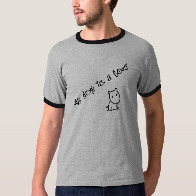 Min hund är en Cozi T-tröja Tee Shirt (Framsida)