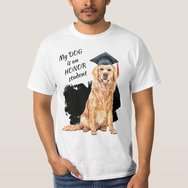 Min Hund är en hederlig Student T Shirt (Framsida)